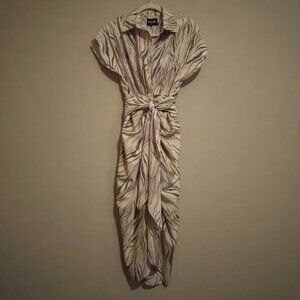 New York and Company, DO+BE, Brands We Love Dress, S, Animal Print Wrap Dress.